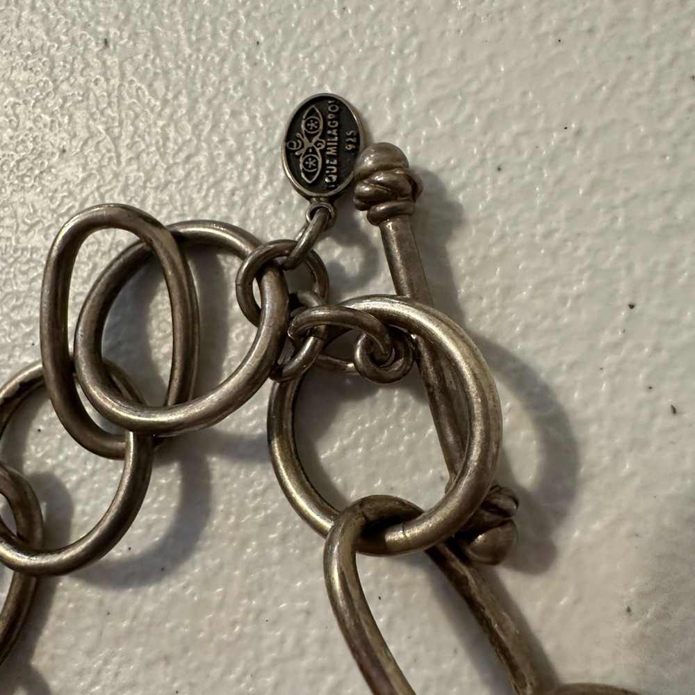 Coreen Cordova Que Milagro Charm 925 Silver Necklace - Picture 2 of 3